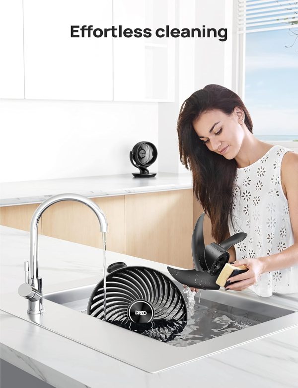 Dreo Table Fan with WingBoost Quiet Design for Bedroom and-6
