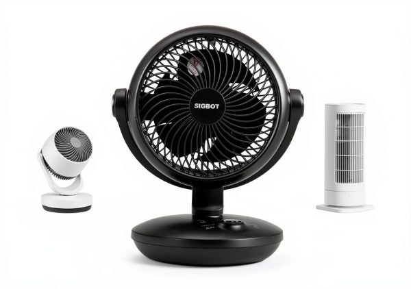 SIGBOT Table Fan Ultra Quiet Black Design-3