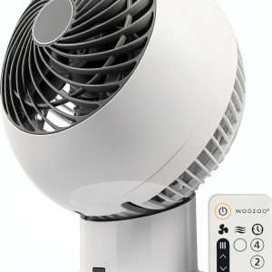 Table Fan IRIS USA 5‑Speed White Desktop Fan-0