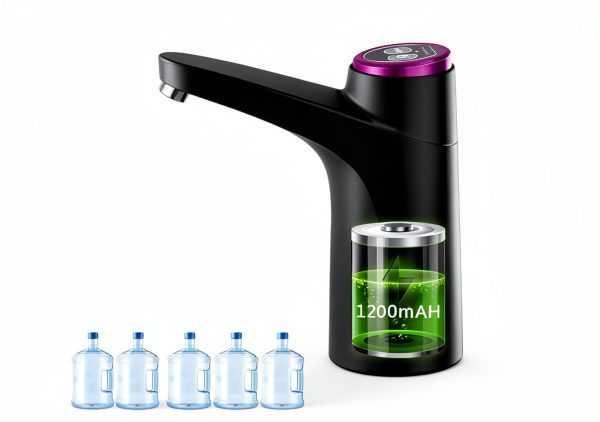 Water Dispenser CozyBlue 5 Gallon Bottle Pump Black Top Load-1