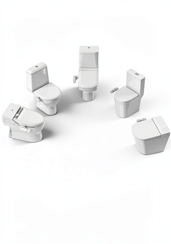 Ultra Slim Bidet Attachment POCALAND Retractable Dual Nozzles White-5