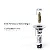 Bathroom Sink Drain Strainer Hibbent 3-in-1 Pop-Up Stopper Chrome-7