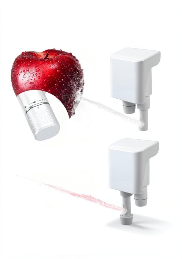 Ultra Slim Bidet Attachment POCALAND Retractable Dual Nozzles White-2