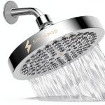 Shower Head SparkPod High Pressure Rain 6 Inch Round Polished Chrome-0