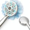 Shower Head 6 Setting Handheld by JDO Chrome 4.7in 59in Hose-2