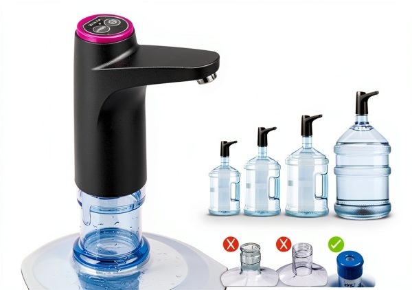 Water Dispenser CozyBlue 5 Gallon Bottle Pump Black Top Load-2