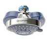 High Pressure Shower Head HOPOPRO 4" Chrome Fixed 5-Mode High Flow-3