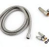 Shower Head 6 Setting Handheld by JDO Chrome 4.7in 59in Hose-4