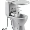 Ultra Slim Bidet Attachment POCALAND Retractable Dual Nozzles White-4