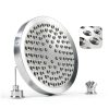 Shower Head SparkPod High Pressure Rain 6 Inch Round Polished Chrome-3