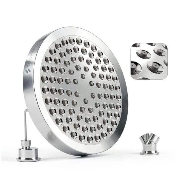 Shower Head SparkPod High Pressure Rain 6 Inch Round Polished Chrome-3