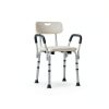 Shower Chair Drive Medical Height Bath Seat with Padded Arms White-3