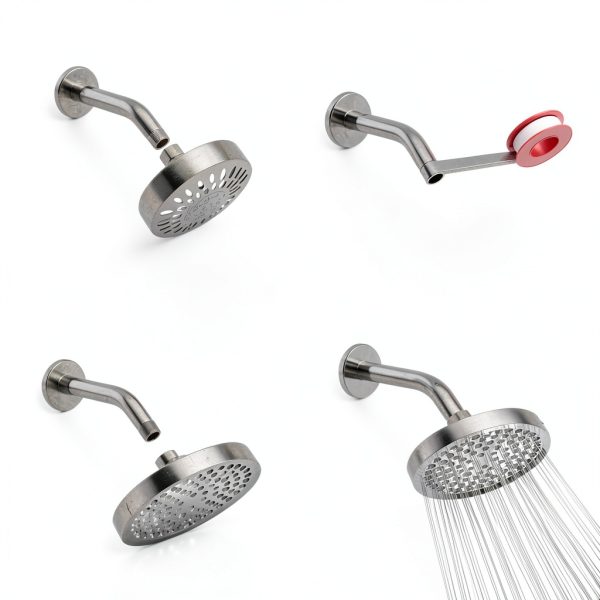 Shower Head SparkPod High Pressure Rain 6 Inch Round Polished Chrome-2