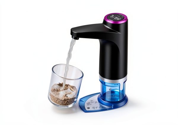 Water Dispenser CozyBlue 5 Gallon Bottle Pump Black Top Load-6
