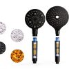 MakeFit Dual Filtered Rain Shower Head Combo Handheld Matte Black-3